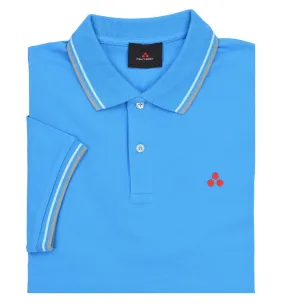 PEUTEREY uomo NEW MEDINILLA STR 156 maglia polo azzurro con righe